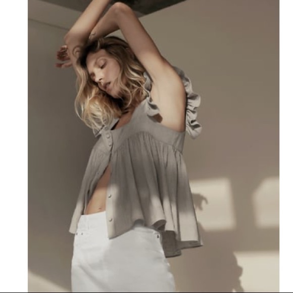 Zara Ruffled Blouse - Picture 2 of 5